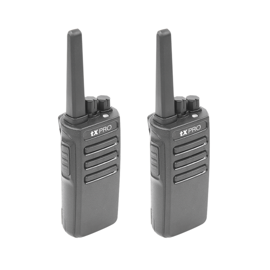 TX500DUO - Par Radios Port�tiles Anal�gicos VHF 136-174 MHz / 5W / 16 Canales / Scrambler / Preconfigurados