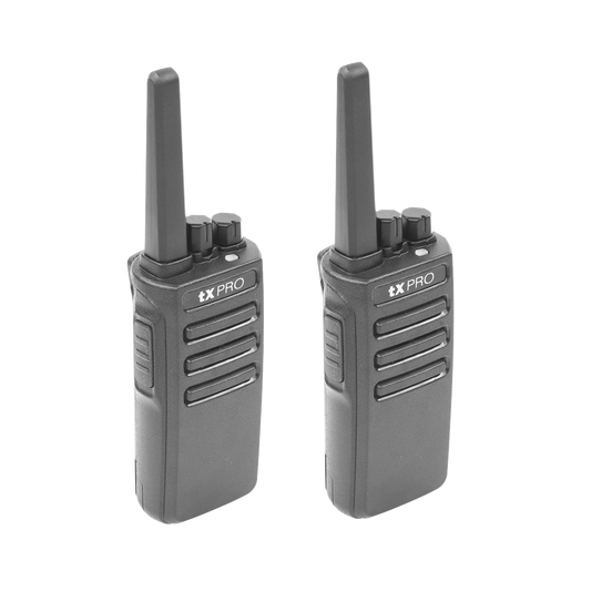 TX600DUO - Par Radios Port�tiles Anal�gicos UHF 400-470 MHz / 5W / 16 Canales / Scrambler / Preconfigurados