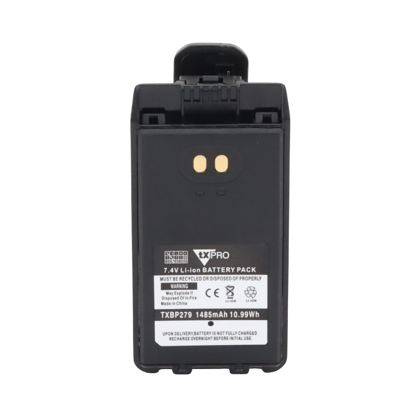TXBP279 - Batería de Li-Ion de 1485mAh para radios IC-F1000/2000/ ICF1100/ICF2100