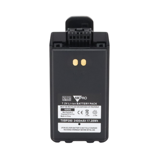 TXBP280 - Batería de Li-Ion de 2400mAh (typ), para radios IC-F1100 / F2100D