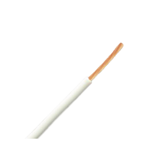 Bobina de 1,000 pies de Cable Automotriz TXL 12 AWG color blanco / Cobre Desnudo Estrandado 19/25 / Aislante XLPE / 50V / Temp -51°C a 125°C / Aplicaciones Ford y Chrysler