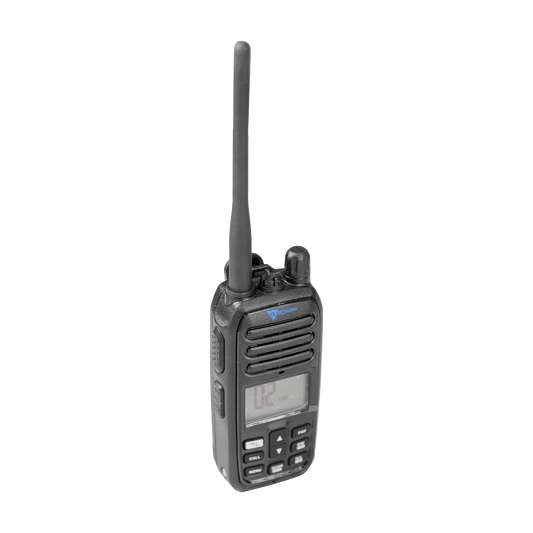 Radio Portátil Marino TXM52 / Sumergible IP67 / Luz Activada por Agua / NRC Reducción de Ruido / Dual-Watch / 5W de Potencia / FM (F3E)