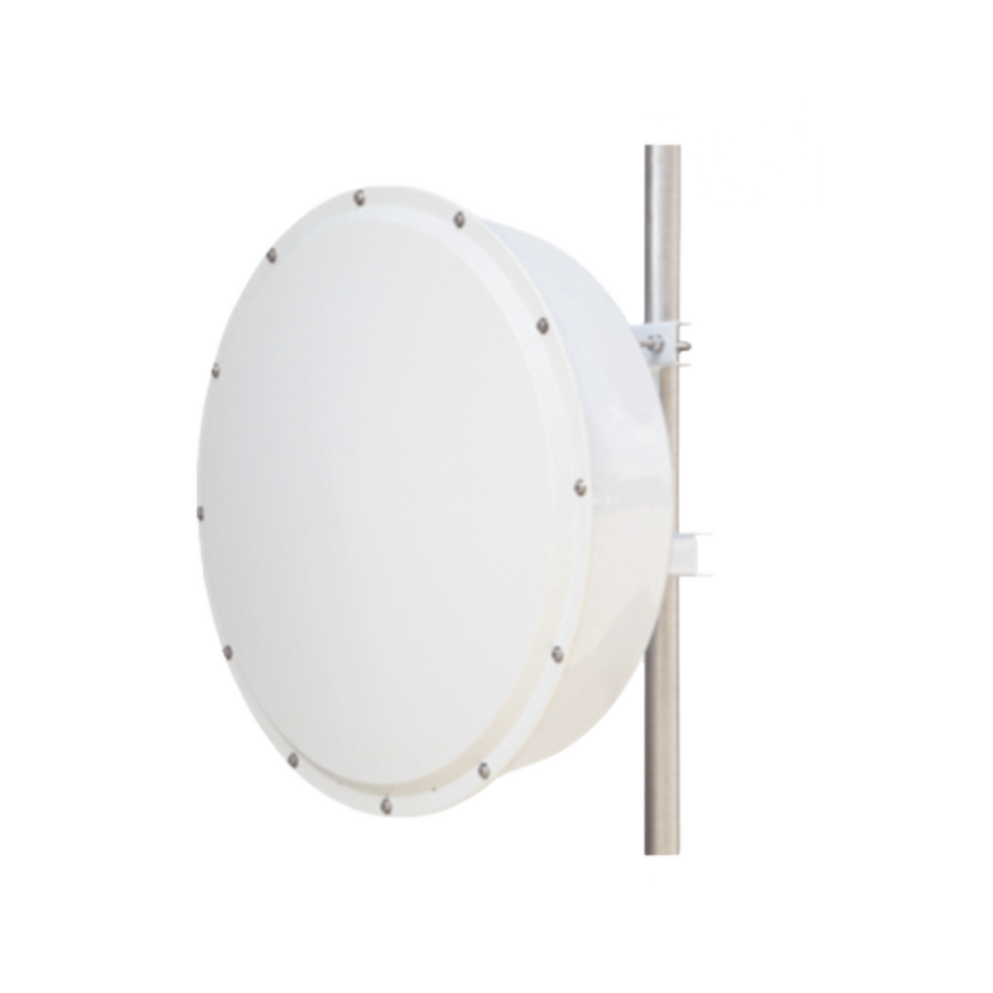 TXP-4965-30PB2-KIT Antena direccional de alta resistencia, Ganancia 30 dBi, (4.9 -6.5 GHz), Plato hondo para mayor inmunidad al ruido, Conectores N-Hembra, Montaje y radomo incluido