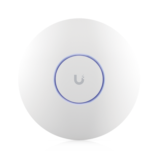 U6-ENTERPRISE - Punto de Acceso UniFi WiFi 6E Enterprise, alta densidad, hasta 600 usuarios, Mu-MIMO 4x4, bandas 2.4/5/6 Ghz, (1) puerto RJ45 2.5G (POE+ no incluido)