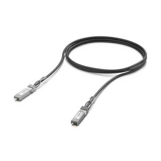 UACC-DAC-SFP10-3M - Cable de conexión directa DAC de 3 metros SFP+ 1/10Gbps, ideal para switches UniFi