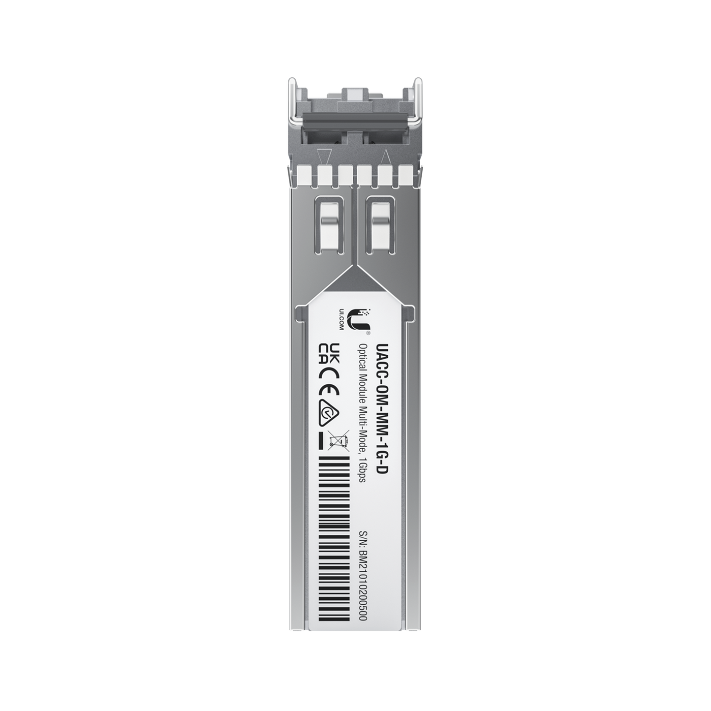 UACC-OM-MM-1G-D-2 - UFiber Módulo SFP, transceptor MiniGibic MultiModo 1.25 Gbps, distancia 550m, conectores LC, paquete de 2 piezas