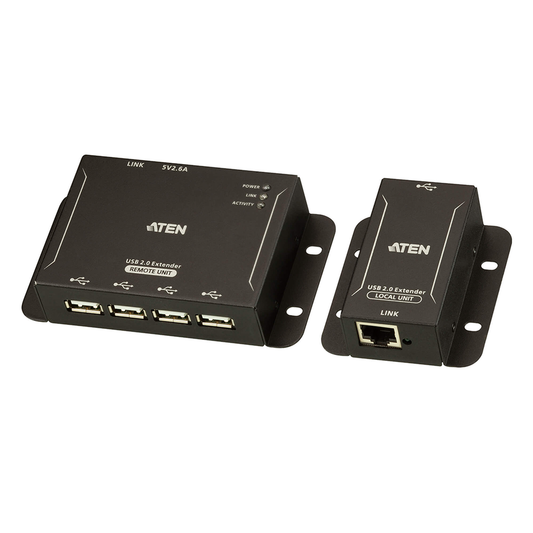 UCE3250 Extensor USB 2.0 |Cat 5| Hub de 4 puertos | hasta 50 metros