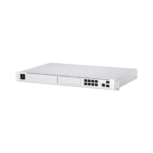 UDM-PRO UniFi OS Console: Dream Machine Pro, con 1 puerto WAN Gigabit RJ45, 1 puerto WAN 10G SFP+ / 8 puertos LAN Gigabit RJ-45, y una bahía de HDD 3.5 (No incluye HDD), Integra todas las aplicaciones UniFi
