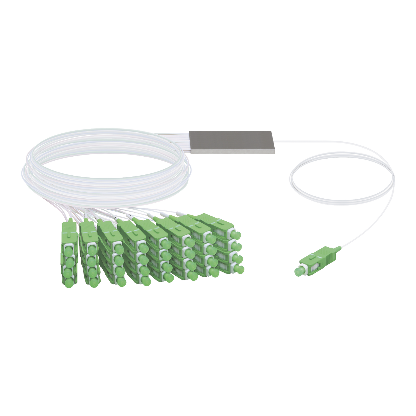 UF-SPLITTER-32 UFiber Splitter (Divisor Óptico) PLC 1 x 32, con conectores SC/APC