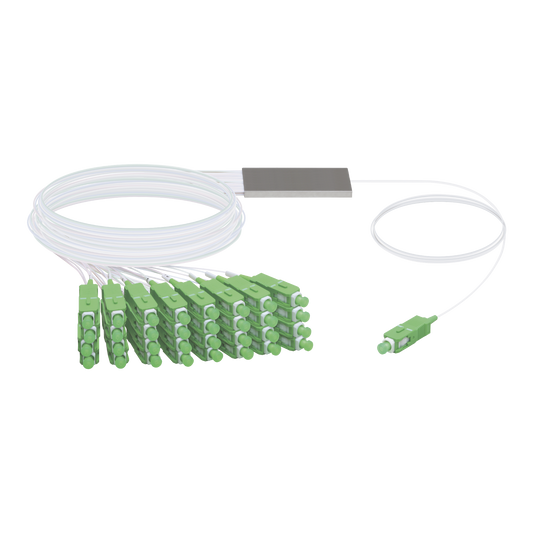 UF-SPLITTER-32 UFiber Splitter (Divisor Óptico) PLC 1 x 32, con conectores SC/APC