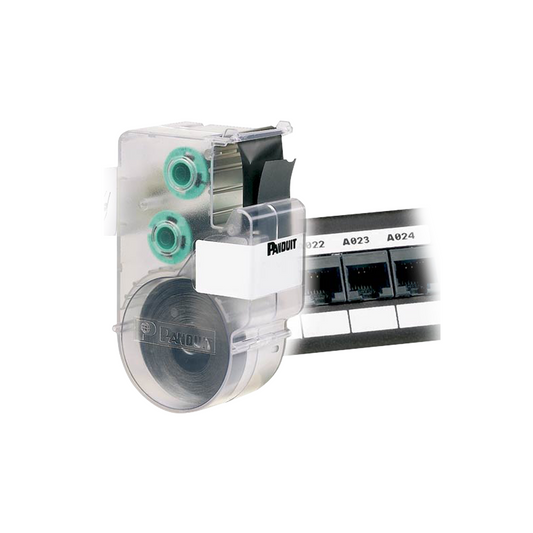 UILS8BW - Casete de Etiquetas para L�nea Ultimate ID de Panduit, Material Poli�ster, No Adhesivas, Rollo de 7.6 Metros (24.93 Pies), Color Blanco