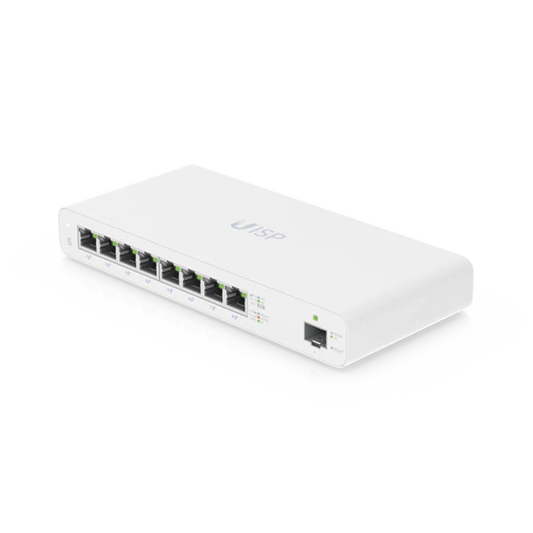 UISP-S - UISP Switch Gigabit PoE Pasivo de Capa 2 con 8 Puertos para Implementaciones MicroPoP