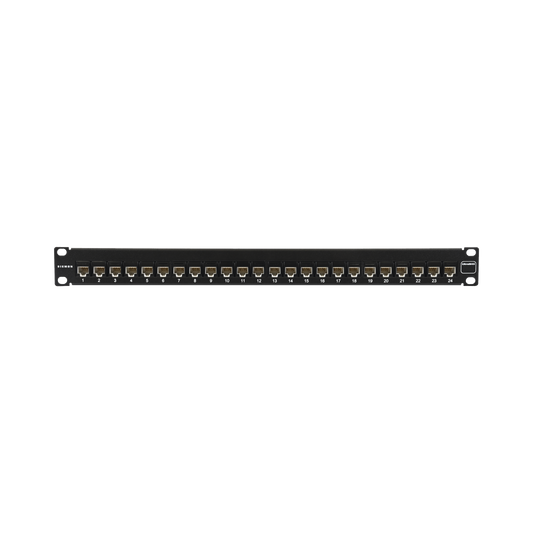 UP6A-F1-24L-RS - Patch Panel Ultramax. UTP, Precargado con Jacks Cat6A, 24 Puertos, Plano, 1U