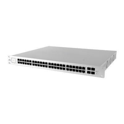 US-48-500W UniFi Switch PoE+/ Pasivo 24V, Administrable de 48 puertos 10/100/1000 Mbps, 2 puertos SFP Gigabit , 2 puertos SFP+ 10 G, 500W