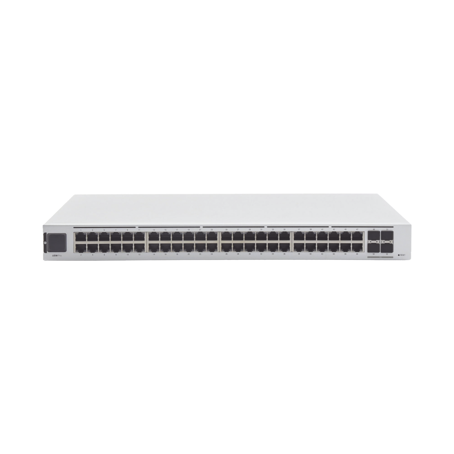 USW-PRO-48 UniFi Switch USW-Pro-48, Capa 3 de 48 puertos Gigabit RJ-45 + 4 puertos 1/10G SFP+, pantalla informativa