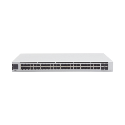 USW-PRO-48 UniFi Switch USW-Pro-48, Capa 3 de 48 puertos Gigabit RJ-45 + 4 puertos 1/10G SFP+, pantalla informativa