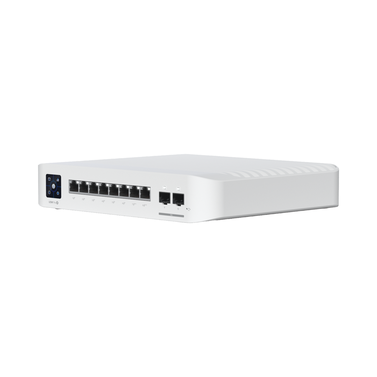 USW-PRO-8-POE - Switch UniFi Pro 8 PoE Administrable Capa 3, 8 puertos GbE / (6) puertos POE+ af/at y (2) puertos POE++ 802.3bt / (2) puertos SFP+ 10G / 120W de presupuesto POE