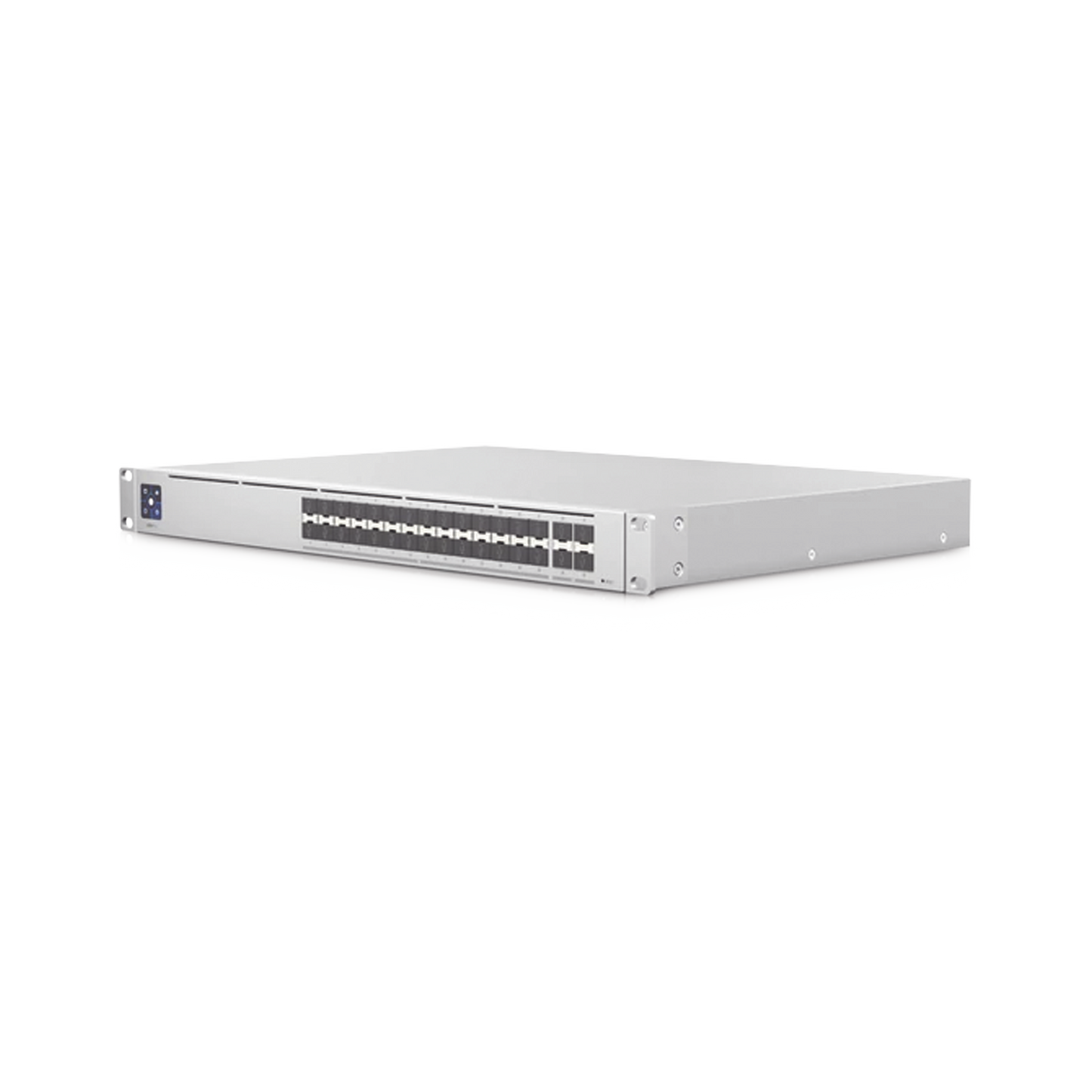 USW-PRO-AGGREGATION - UniFi Switch PRO Aggregation Capa 3 para fibra óptica con 28 puertos SFP+ (10G) y 4 puertos SFP28 (25G), pantalla informativa