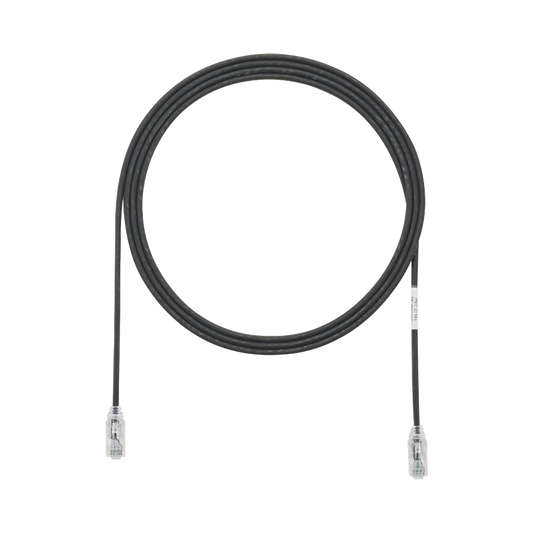 UTP28SP10BL - Cable de Parcheo TX6, UTP Cat6, Di�metro Reducido (28AWG), Color Negro, 3.05 Metros (10 Pies)