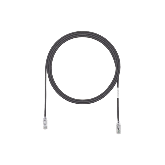 UTP28SP3BL - Cable de Parcheo TX6, UTP Cat6, Di�metro Reducido (28AWG), Color Negro, 0.91 Metros (3 Pies)