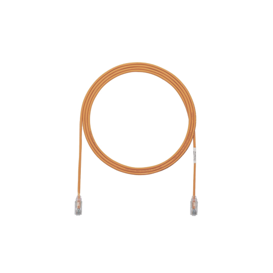 UTP28SP3OR - Cable de Parcheo TX6, UTP Cat6, Di�metro Reducido (28AWG), Color Naranja, 0.91 Metros (3 Pies)