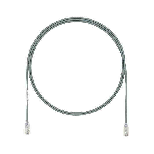 UTP28SP5GY - Cable de Parcheo TX6, UTP Cat6, Di�metro Reducido (28AWG), Color Gris, 1.52 Metros (5 Pies)