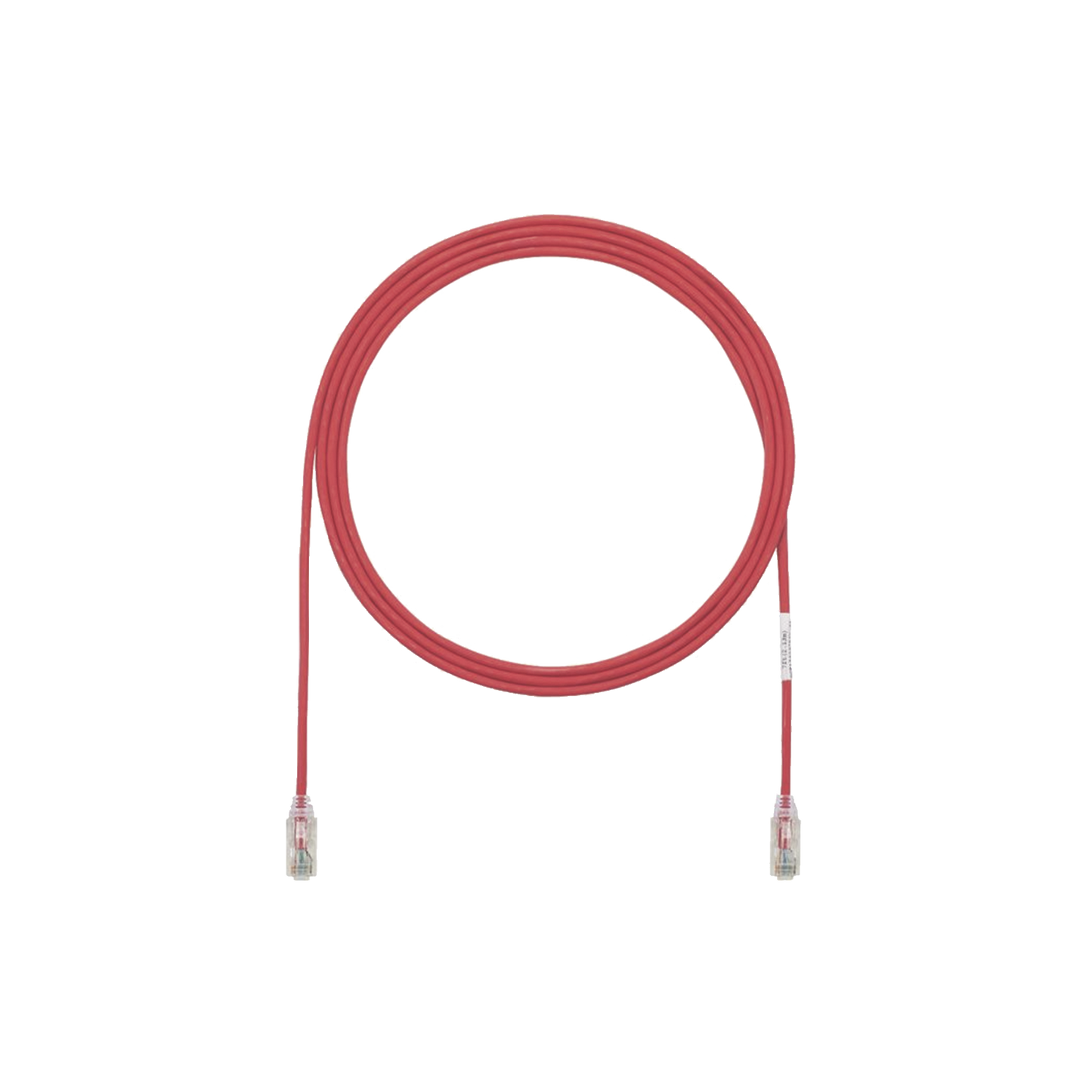 UTP28SP5RD - Cable de Parcheo TX6, UTP Cat6, Di�metro Reducido (28AWG), Color Rojo, 1.52 Metros (5 Pies)