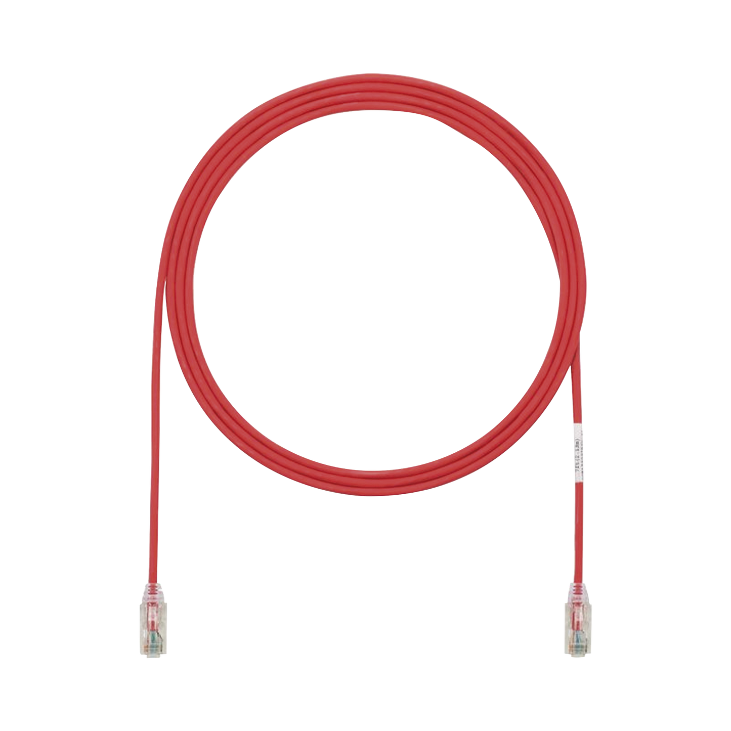 UTP28SP7RD - Cable de Parcheo TX6, UTP Cat6, Di�metro Reducido (28AWG), Color Rojo, 2.13 Metros (7 Pies)