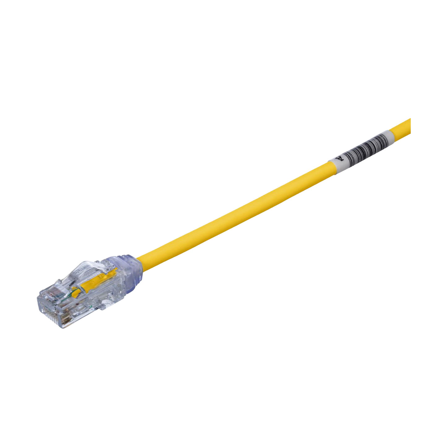 UTP28X1YL - Cable de Parcheo UTP Cat6A, CM/LSZH, Di�metro Reducido (28AWG), Color Amarillo, 0.3 Metros (1 Pie)