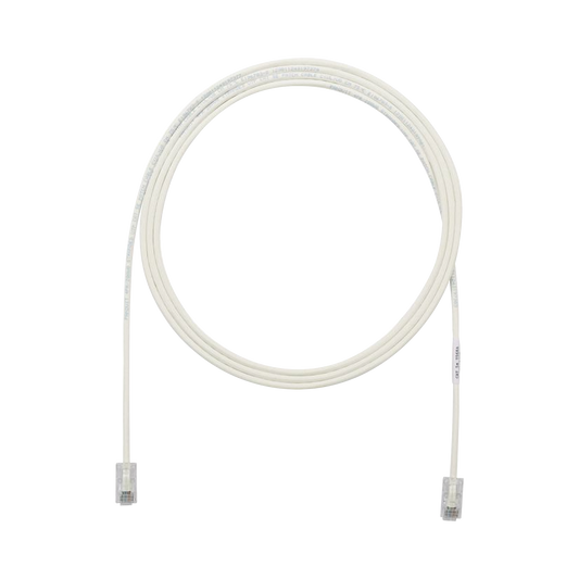 UTP28X20 - Cable de Parcheo UTP Cat6A, CM/LSZH, Di�metro Reducido (28AWG), Color Blanco Mate, 6.1 Metros (20 Pies)