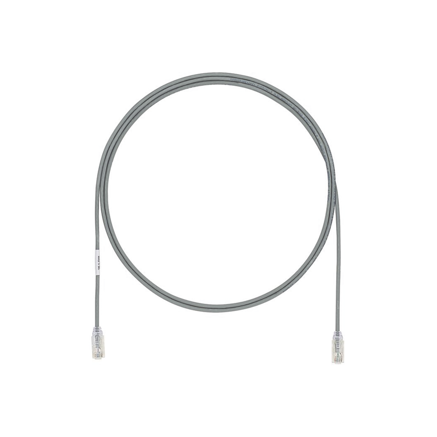 UTP28X20GY - Cable de Parcheo UTP Cat6A, CM/LSZH, Di�metro Reducido (28AWG), Color Gris, 6.1 Metros (20 Pies)