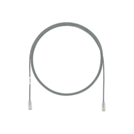 UTP28X20GY - Cable de Parcheo UTP Cat6A, CM/LSZH, Di�metro Reducido (28AWG), Color Gris, 6.1 Metros (20 Pies)
