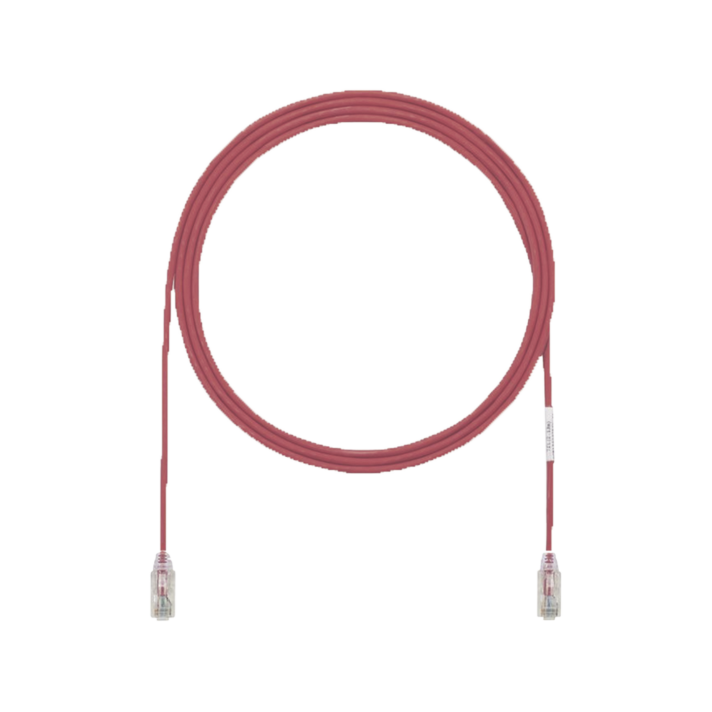 UTP28X3RD - Cable de Parcheo UTP Cat6A, CM/LSZH, Di�metro Reducido (28AWG), Color Rojo, 0.91 Metros (3 Pies)