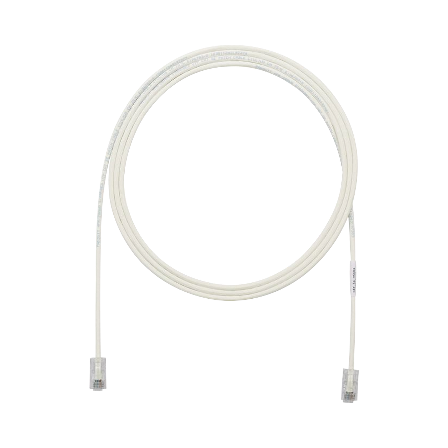 UTP28X5 - Cable de Parcheo UTP Cat6A, CM/LSZH, Di�metro Reducido (28AWG), Color Blanco Mate, 1.52 Metros (5 Pies)