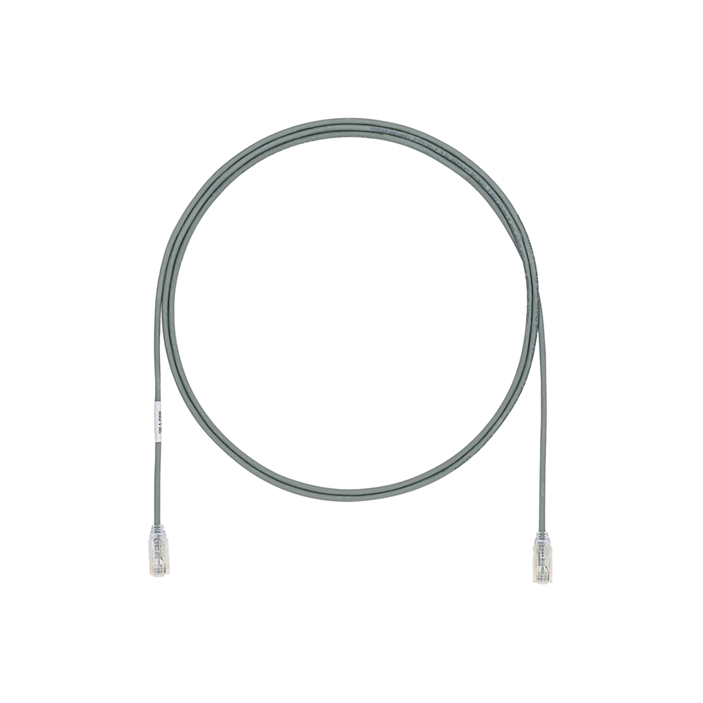 UTP28X5GY - Cable de Parcheo UTP Cat6A, CM/LSZH, Di�metro Reducido (28AWG), Color Gris, 1.52 Metros (5 Pies)