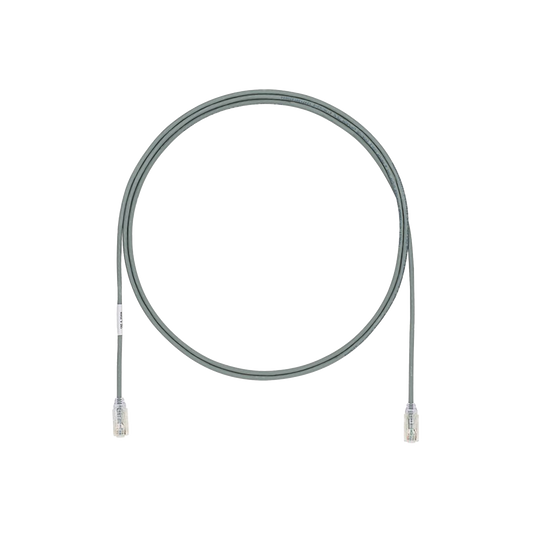 UTP28X5GY - Cable de Parcheo UTP Cat6A, CM/LSZH, Di�metro Reducido (28AWG), Color Gris, 1.52 Metros (5 Pies)