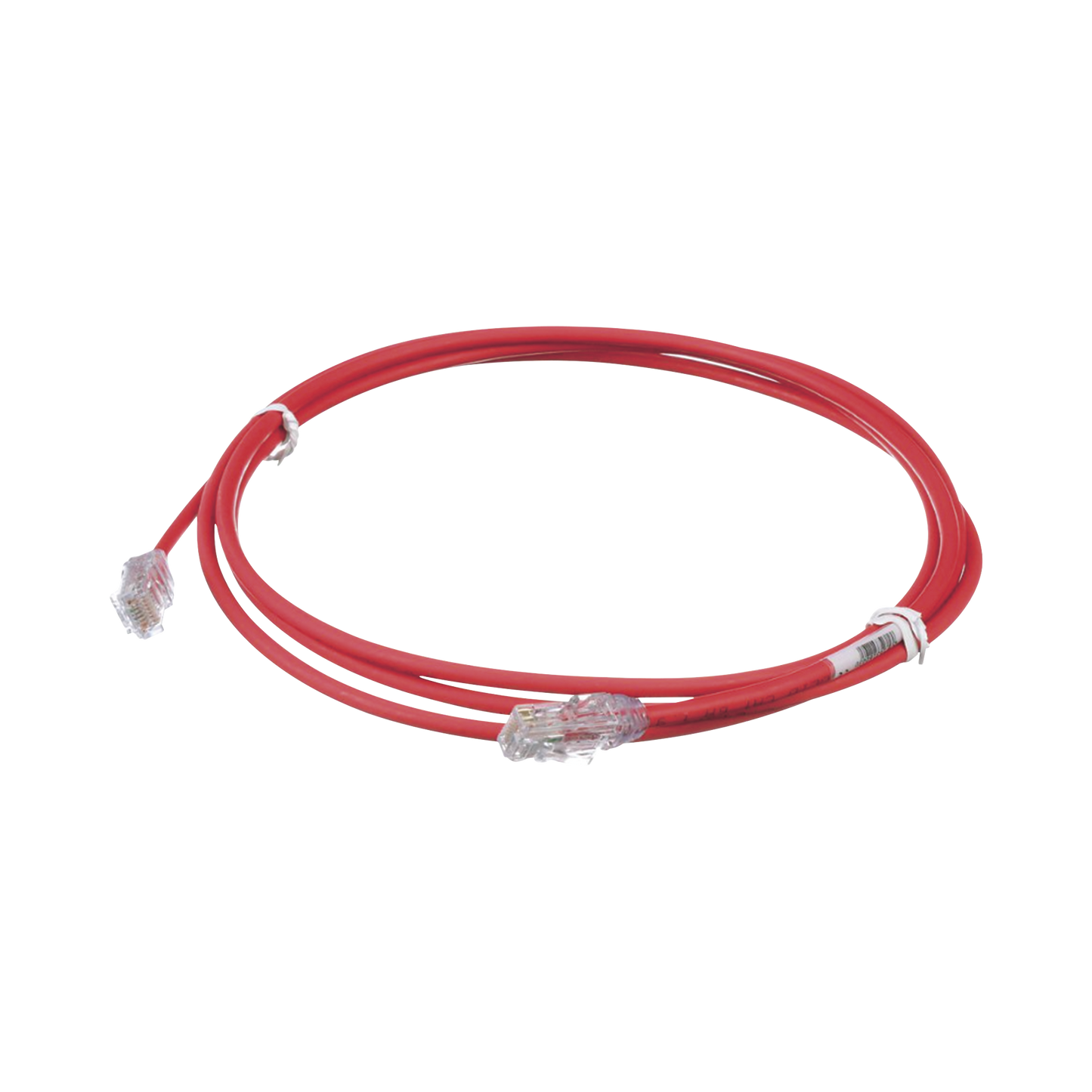 UTP28X7RD - Cable de Parcheo UTP Cat6A, CM/LSZH, Di�metro Reducido (28AWG), Color Rojo, 2.13 Metros (7 Pies)