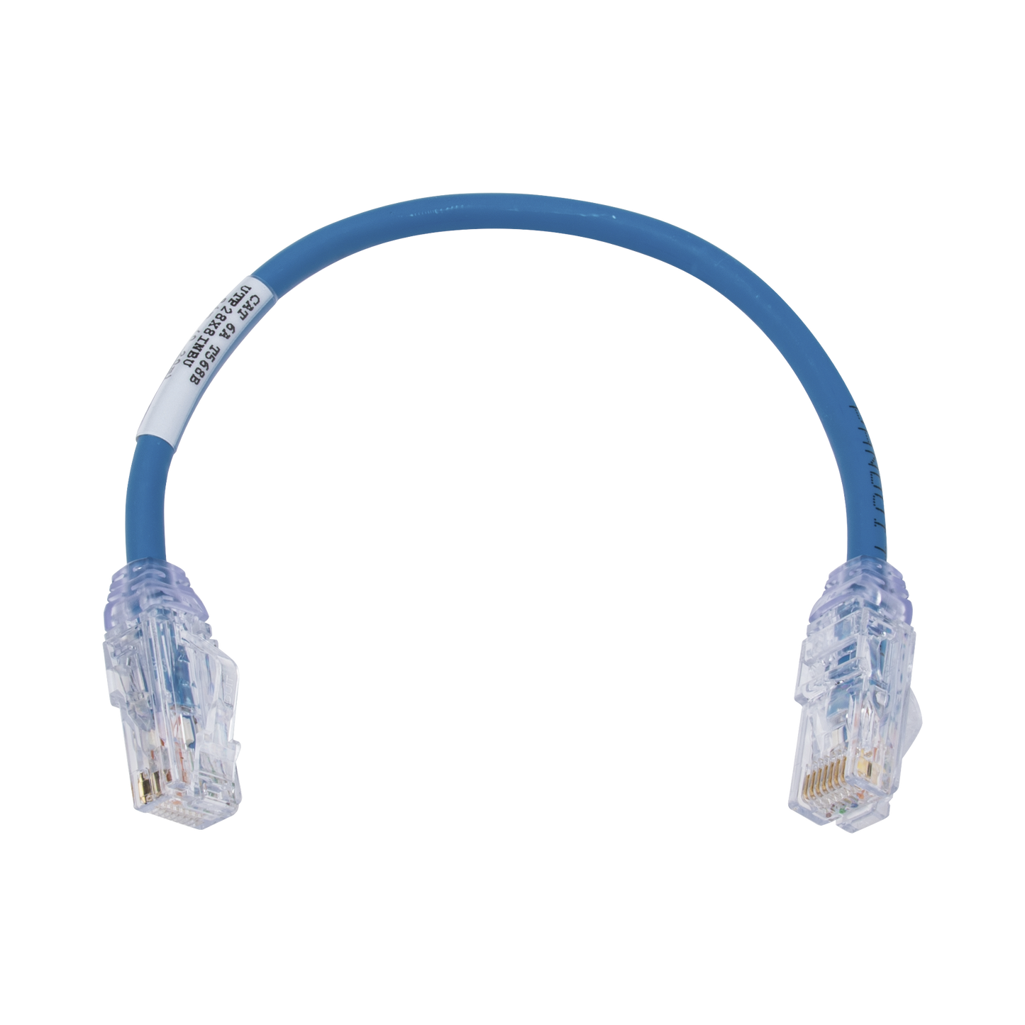 UTP28X8INBU - Cable de Parcheo UTP, Cat6A, Di�metro Reducido (28 AWG), CM/LSZH, Color Azul, 20.3 cm (8 pulgadas)