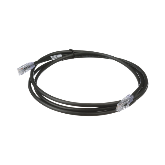 UTP6AX3BL - Cable de Parcheo UTP, Cat6A, 24 AWG, CM, Color Negro, 0.91 Metros (3 Pies)