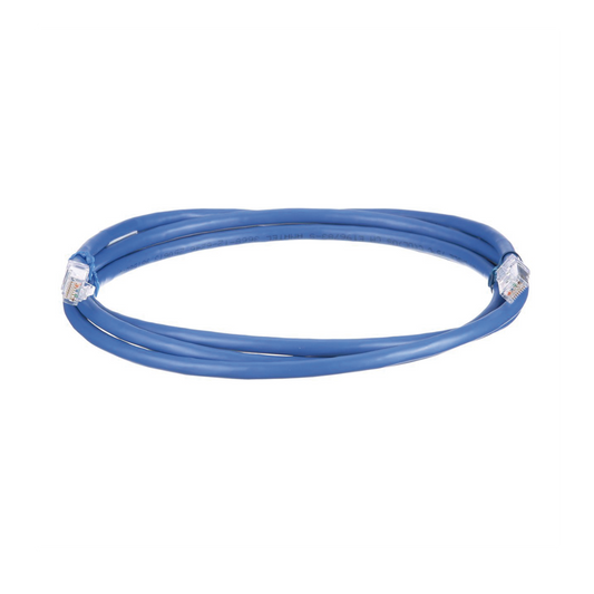 UTP6AX3BU - Cable de Parcheo UTP, Cat6A, 24 AWG, CM, Color Azul, 0.91 Metros (3 Pies)