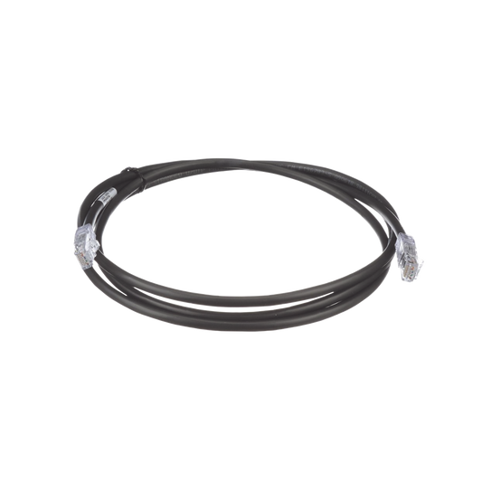 UTP6AX5BL - Cable de Parcheo UTP, Cat6A, 24 AWG, CM, Color Negro, 1.52 Metros (5 Pies)