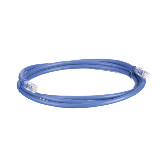 UTP6AX7BU - Cable de Parcheo UTP, Cat6A, 24 AWG, CM, Color Azul, 2.13 Metros (7 Pies)