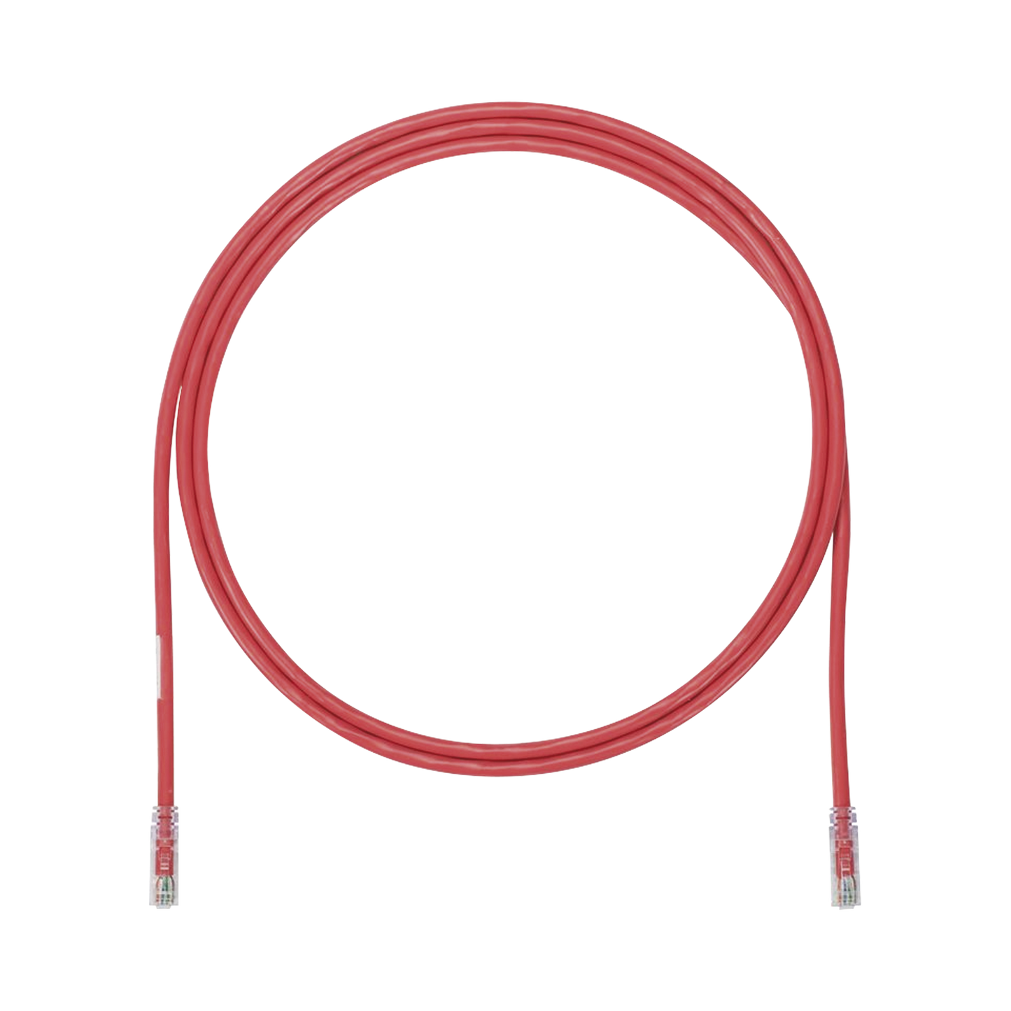UTP6AX7RD - Cable de Parcheo UTP, Cat6A, 24 AWG, CM, Color Rojo, 2.13 Metros (7 Pies)