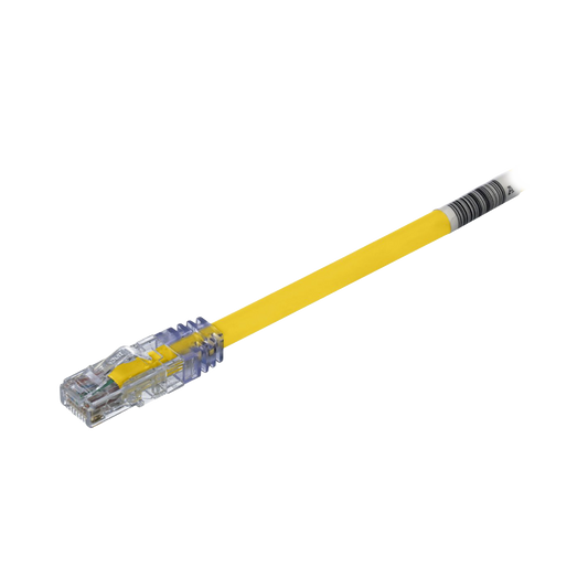 UTP6AX7YL - Cable de Parcheo UTP, Cat6A, 24 AWG, CM, Color Amarillo, 2.13 Metros (7 Pies)
