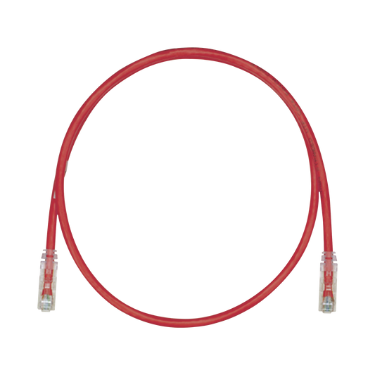 UTPSP15RDY - Cable de Parcheo TX6, UTP Cat6, 24 AWG, CM, Color Rojo, 4.57 Metros (15 Pies)
