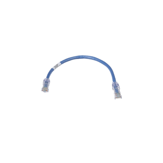UTPSP1BUY - Cable de Parcheo TX6, UTP Cat6, 24 AWG, CM, Color Azul, 0.3 Metros (1 Pie)