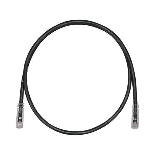 UTPSP3BLY - Cable de Parcheo TX6, UTP Cat6, 24 AWG, CM, Color Negro, 0.91 Metros (3 Pies)