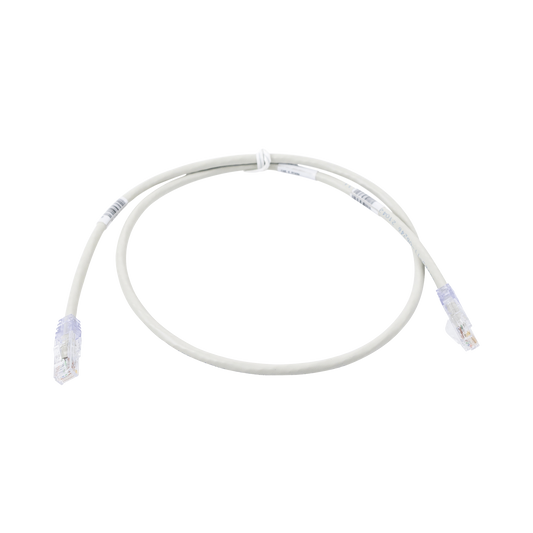 UTPSP7GYY - Cable de Parcheo TX6, UTP Cat6, 24 AWG, CM, Color Gris, 2.13 Metros (7 Pies)