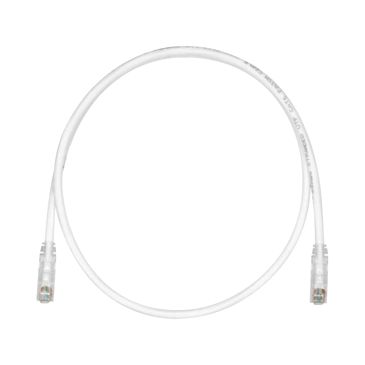 UTPSP7Y - Cable de Parcheo TX6, UTP Cat6, 24 AWG, CM, Color Blanco Mate, 2.13 Metros (7 Pies)