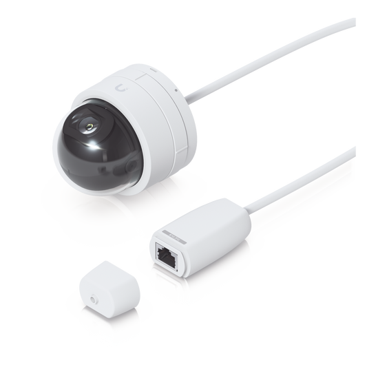 UVC-G5-DOME-ULTRA Cámara IP UniFi G5 Domo Ultra, de bajo perfil para interior, 2K (4MPX), ángulo amplio 102.4°, visión nocturna IR hasta 20 mts, detección de eventos, para pared o techo